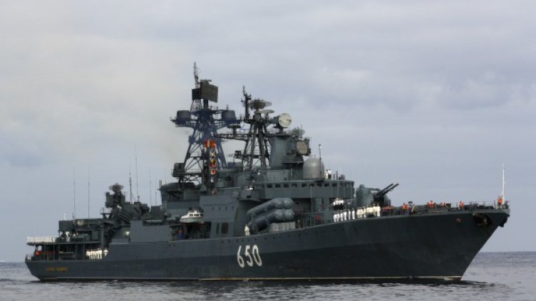 Руският кораб "Адмирал Чабаненко". Снимка: архив, Reuters