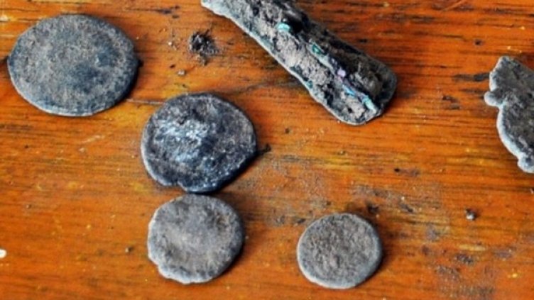 Част от конфискуваните антики. Снимка: МВР