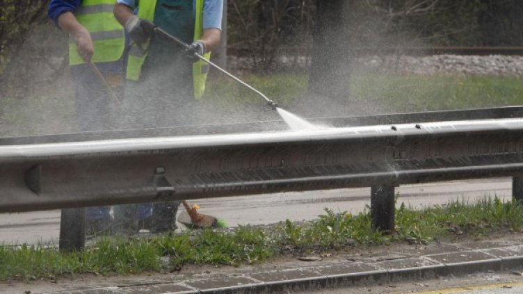 Променя се движението в центъра на София заради миене на улиците. Снимка: архив, Булфото