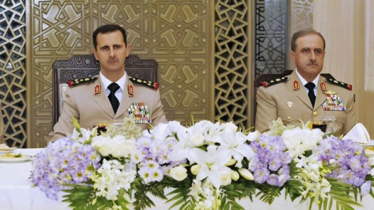 Башар Асад и генерал Дауд Раджиха. Снимка: архив, Reuters