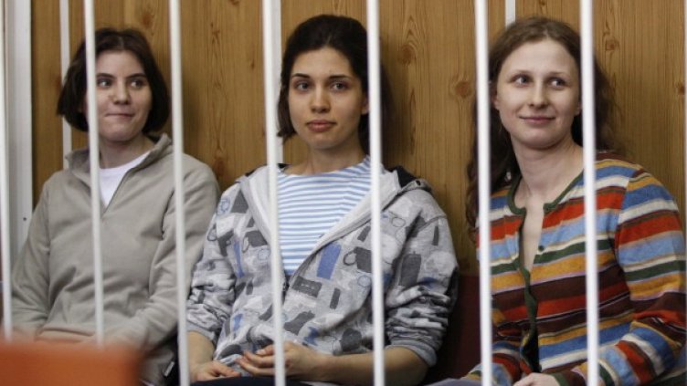 Певиците от пънк групата ги грози затвор до 7 години. Снимка: Reuters