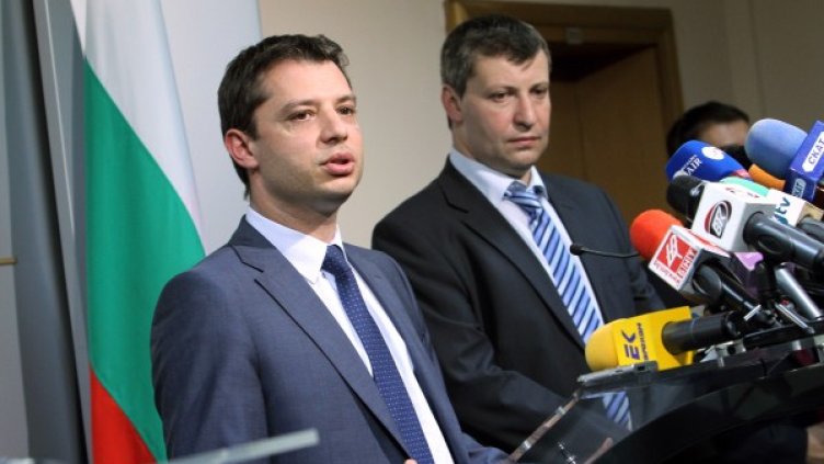 Делян Добрев и Стас Мисежникв. Снимка: БТА