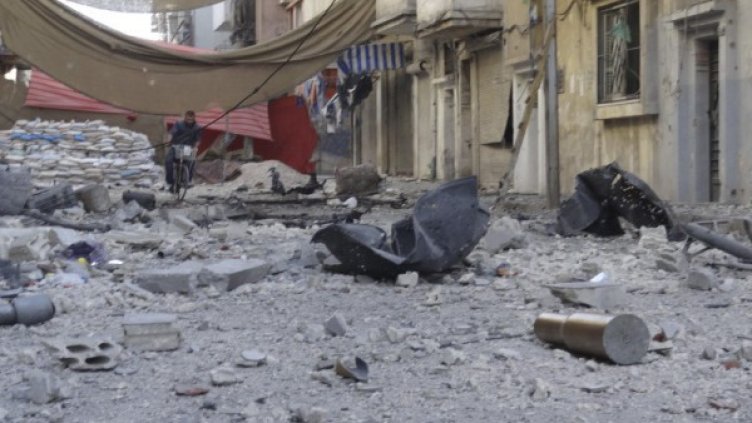 Сирийският град Хомс след сражения. Снимка: архив, Reuters