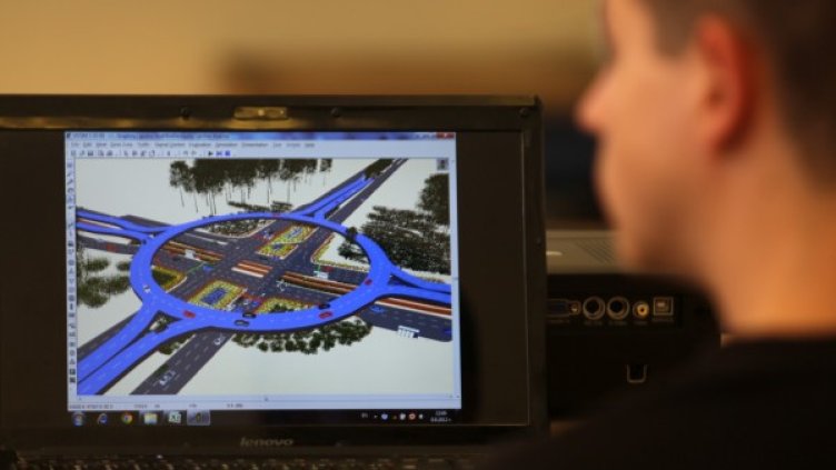 Така трябва да изглежда бъдещото кръстовище. Снимка: БТА