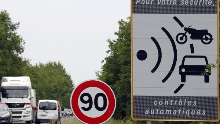 През 2011 г. френските власти са събрали 639 млн. евро от глоби за превишена скорост. Снимка: Reuters