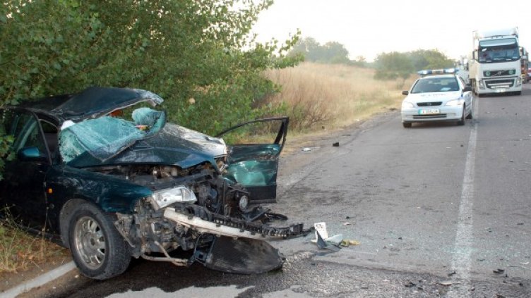 Мястото на катастрофата. Снимка: БТА