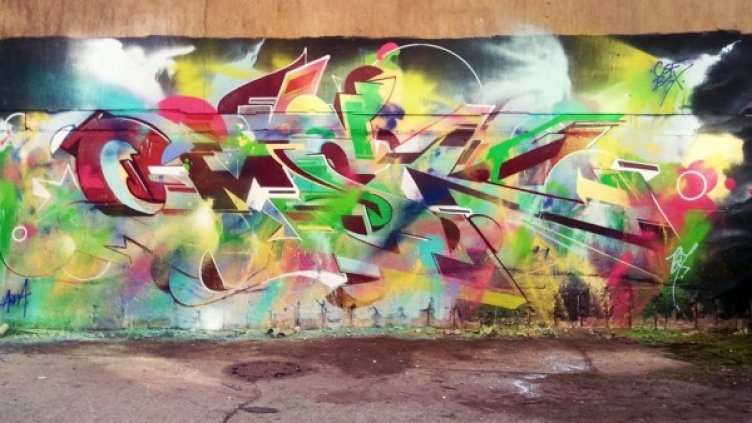 Графит на Omsk167. Снимка: ON! Fest