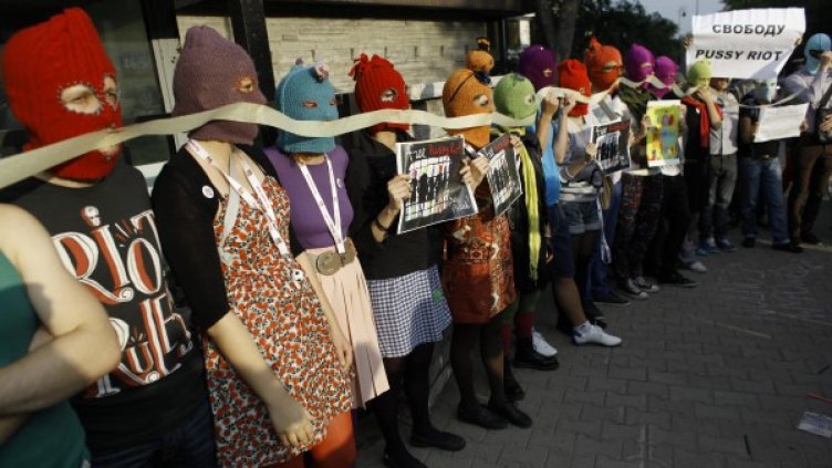 В цял свят защитиха Pussy Riot. Снимка: Reuters