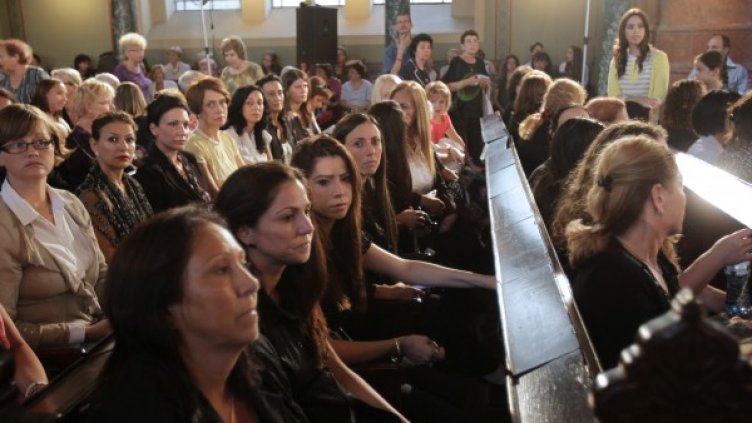 Почит на жертвите бе отдадена и в Централната софийска синагога. Снимка: БТА