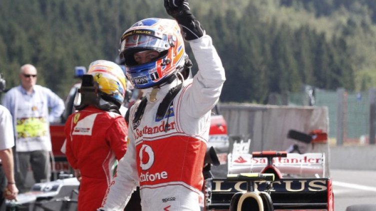 Бътън спечали състезанието на Спа. Снимка: Reuters