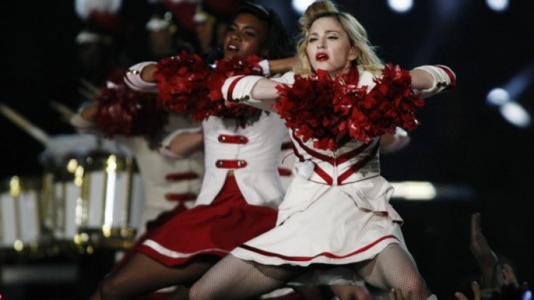 Мадона се вихри на поредния концерт. Снимка: Ройтерс