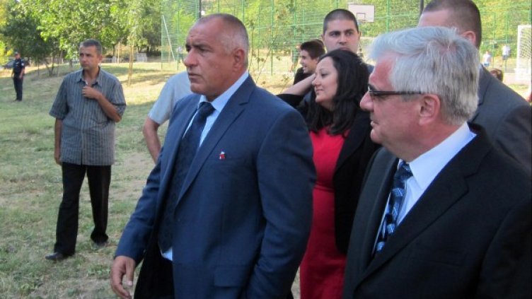 Премиерът при посещението си в Плевен. Снимка: БТА