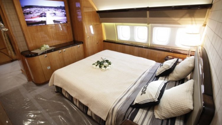 Такъв лукс чака клиентите на новия самолет за бизнесмени на "Боинг". Снимка: Reuters