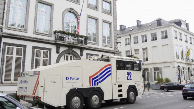 Американското посолство в Брюксел бе евакуирано в петък. Снимка: Reuters