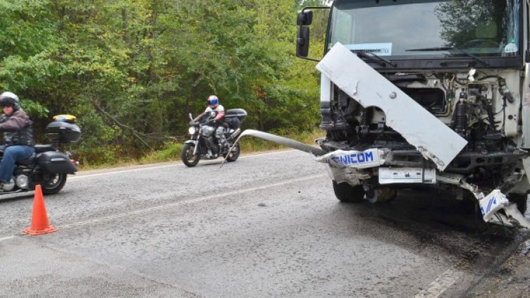 Мястото на катастрофата. Снимка: Булфото