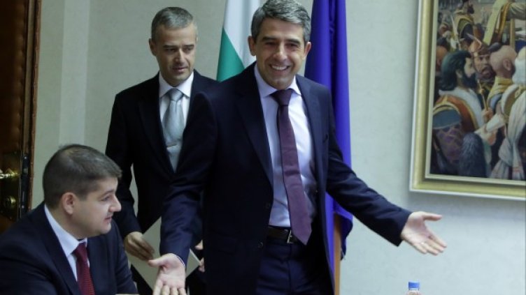 Росен Плевнелиев доволен от дискусията. Снимка: БТА