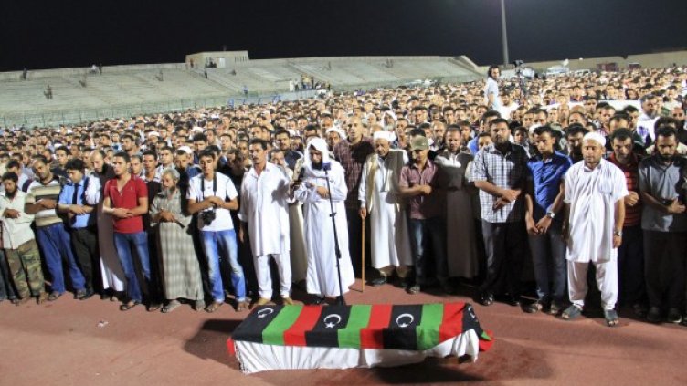 Погребението на Омран Шабаан. Снимка: Reuters