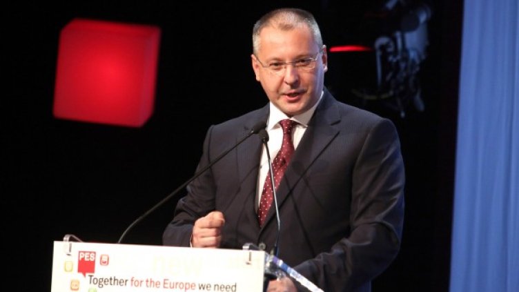 Станишев бе избран за председател на ПЕС. Снимка: БТА