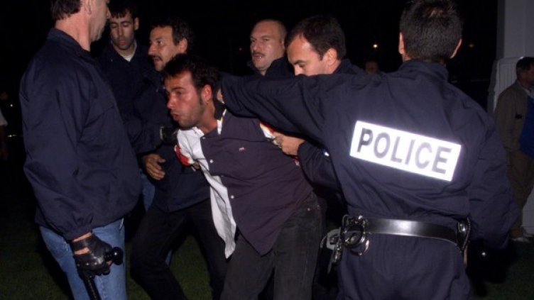 Мъжът е задържан. Снимка: Reuters