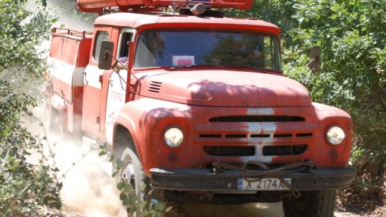 Огнеборците открили тялото. Снимка: архив Булфото