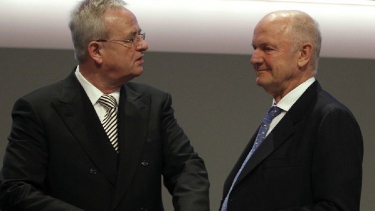 Дуетът Винтеркорн (вляво) - Пийх докара VW до "пол-позишън". Снимка: Ройтерс