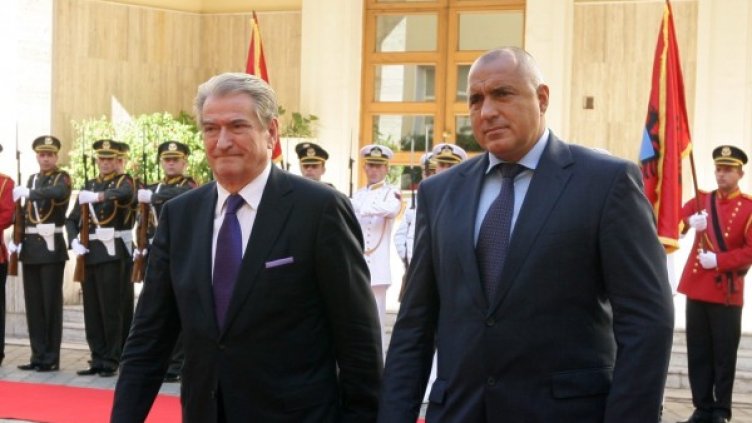 Сали Бериша и Бойко Борисов. Снимка: БТА