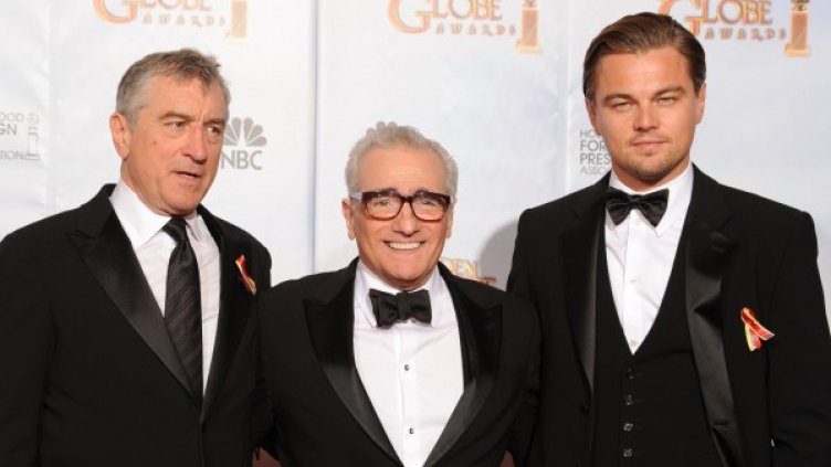 Режисьорът Мартин Скорсезе между Де Ниро и Ди Каприо Снимка: архив, Getty Images/Guliver Photos