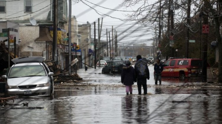 Наводнена улица в Ню Йорк. Снимка: Reuters