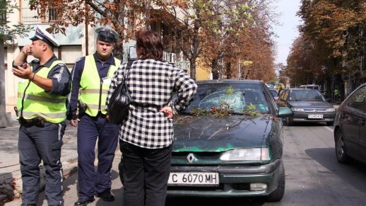 Махат легналите полицаи, които трошат колите.Снимка: архив, Булфото