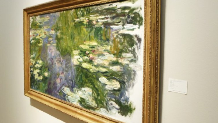Една от продадените картини на Клод Моне. Снимка: Reuters