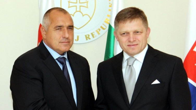 Бойко Борисов и Роберт Фицо. Снимка: БТА