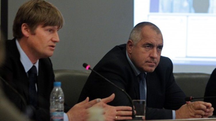 Борисов и Алън в Министерския съвет. Снимка: БТА