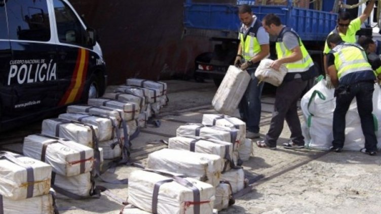 Задържаният кораб "Св. Николай" с три тона кокаин. Снимка: БТА