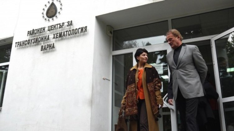 Здравният министър Десислава Атанасова и кметът на Варна Кирил Йорданов. Снимка: Булфото