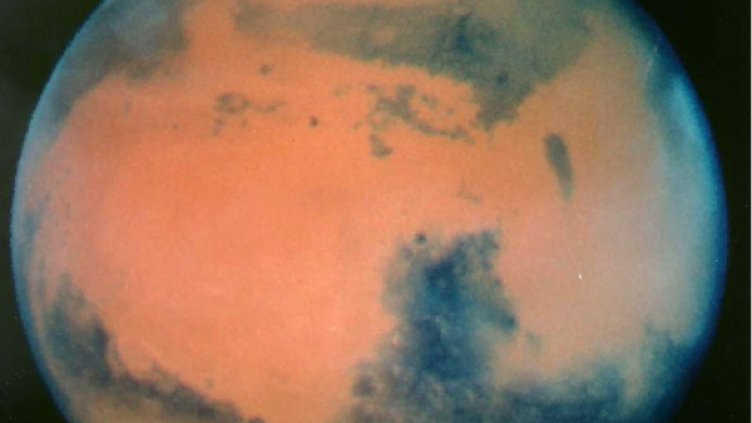 Червената планета, видяна през телескопа "Хъбъл". Снимка: Reuters