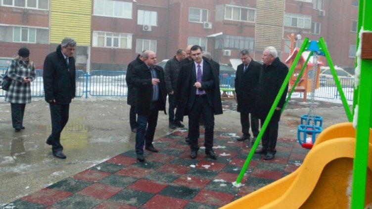 Министър Симеон Дянков в Русе.  Снимка: БТА