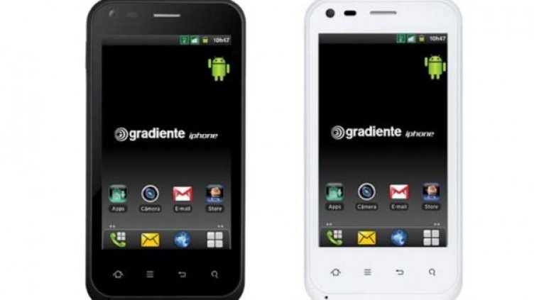 Бразилският смартфон. Илюстрация: Gradiente SA