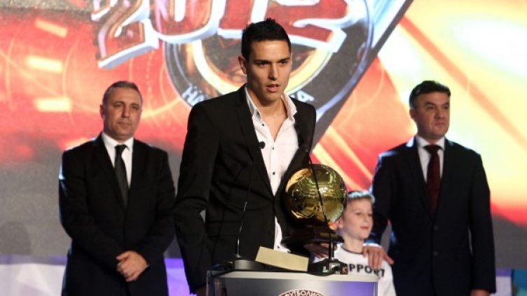 Георги Миланов е Футболист №1 на България. Снимка: БТА