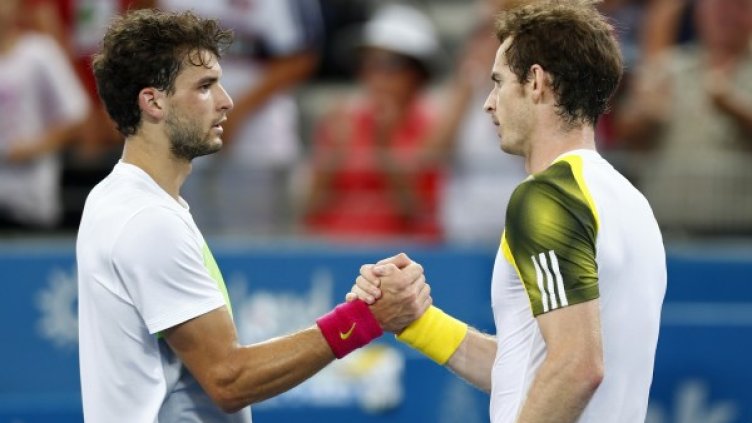 Григор Димитров и Анди Мъри. Снимка: Reuters