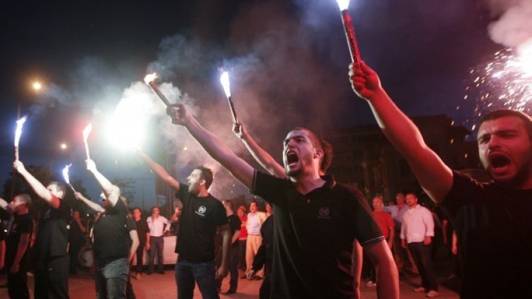 Поддръжници на "Златна зора". Снимка: архив, Reuters