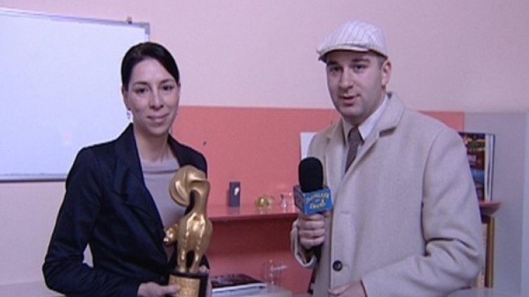 Мария Иванова получи вече "Златния скункс". Снимка: Господари на ефира