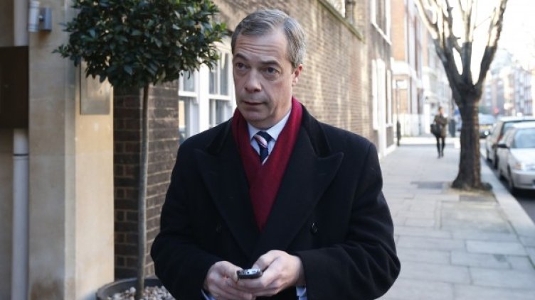 Лидерът на Британската партия на независимостта Найджъл Фарадж. Снимка: архив, Reuters