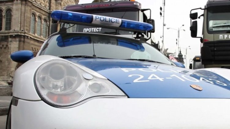 Служебното Порше на Валери Борисов Снимка: Impact Press Group