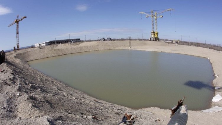 Площадката на АЕЦ "Белене". Снимка: БТА