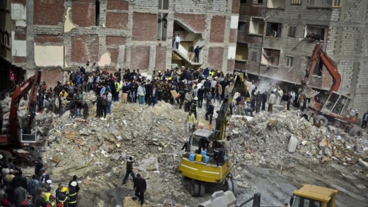 Най-малко 17 души са загинали при срутване на жилищна сграда в Египет. Снимка: БТА