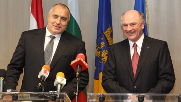 Бойко Борисов и Ервин Прьол. Снимка: МС