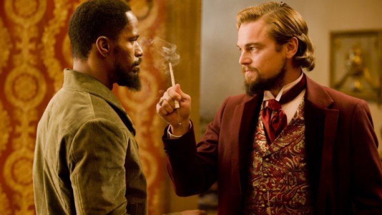 Леонардо ди Каприо в сцена от филма "Джанго без окови" Снимка: Reuters