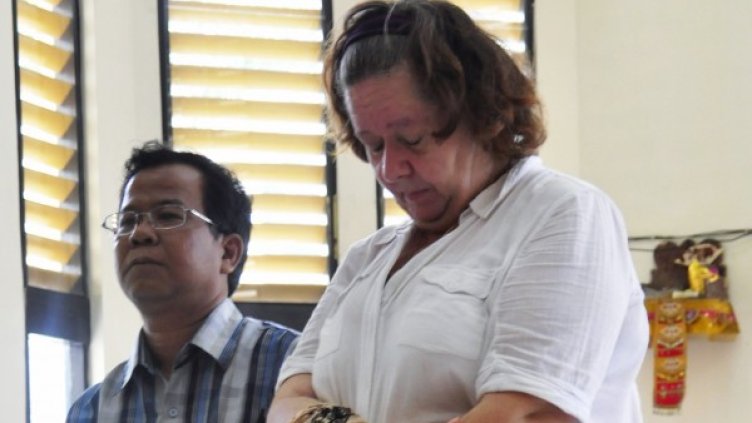 Линдзи Сандифорд в съда. Снимка: Reuters