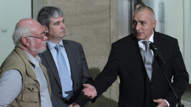 Борисов съобщи новината след среща със синдикатите. Снимка: БТА