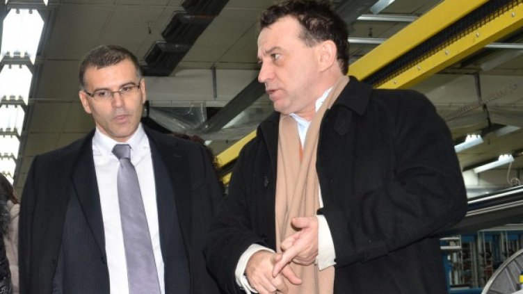 Министър Симеон Дянков и Едуардо Миролио. Снимка: Булфото